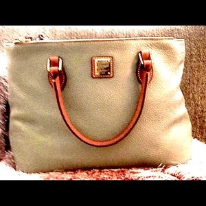 Dooney & Burke Pebble Leather Satchel Handbag